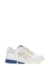 Asics White And Beige Ex89 Sneakers