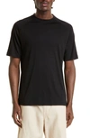 Zegna T-shirt In Brown Wool In Black