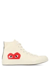 Comme Des Garçons Play Off-white Converse Edition Half Heart Chuck 70 High Sneakers