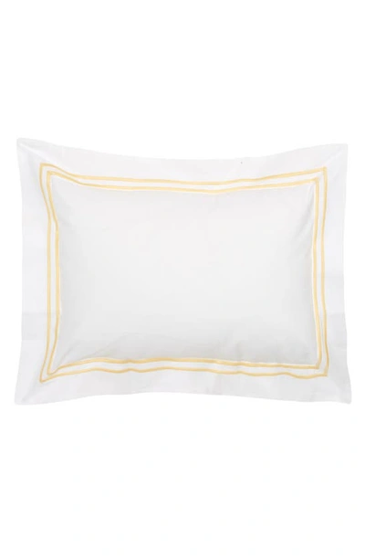 Sferra Grande Hotel Boudoir Sham In White/banana