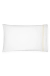 Sferra Two King 200 Thread-count Resort Pillowcases In White/ Banana