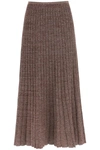 Tory Burch Ribbed-knit Midi Skirt