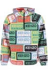 Kenzo Labels" Windbreaker Jacket In Multicolor