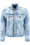 DSQUARED2 ICON SUNSET BOXY DENIM JACKET