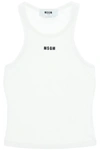 Msgm Embroidered-logo Tank Top