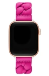 KATE SPADE BRAIDED LEATHER 18MM APPLE WATCH® WATCHBAND