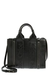 Chloé Small Woody Leather Tote In Black 001