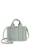 CHLOÉ MINI WOODY LEATHER TOTE