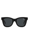 QUAY AFTER HOURS 57MM POLARIZED SQUARE SUNGLASSES