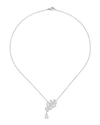 CHANEL PLUME NECKLACE IN 18K WHITE GOLD WITH DIAMONDS,PROD122670093