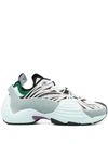 Lanvin Blue Flash X Low Top Sneakers In Blue