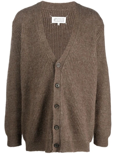 Maison Margiela Button In Brown