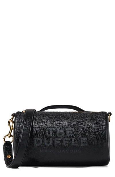 Marc Jacobs The Leather Duffle Bag In Black