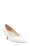 Stuart Weitzman With Heel In White.