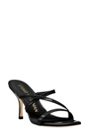 Stuart Weitzman Women's Strapeze 85 Strappy Slip On High Heel Sandals In Black