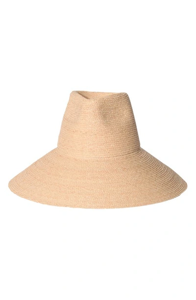 Janessa Leone Tinsley Straw Bucket Hat In Natural
