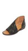 Free People Mont Blanc Asymmetrical Sandal In Oxford-sang