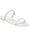 Stuart Weitzman Braida Sawyer Jelly Sandal In White