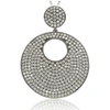 Suzy Levian Black Sterling Silver Cubic Zirconia Pendant
