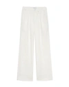 Anine Bing Carrie Wide-leg Trousers In White