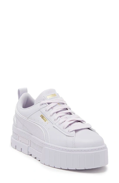 Puma <br />mayze Classic Platform Sneaker In Spring Lavender
