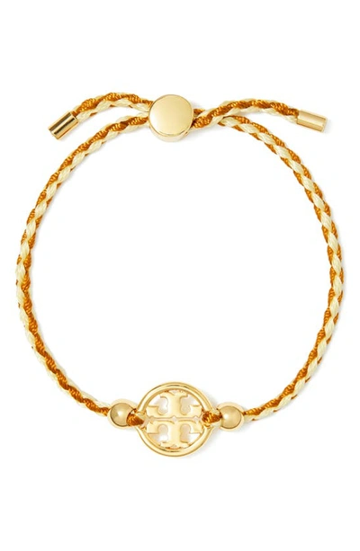 Tory Burch Miller Slider Bracelet In Tory Gold / Neutral Multi
