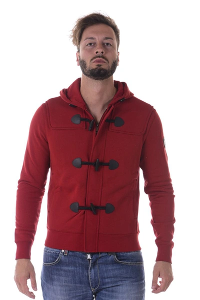 Armani Jeans Aj Sweatshirt Hoodie In Red