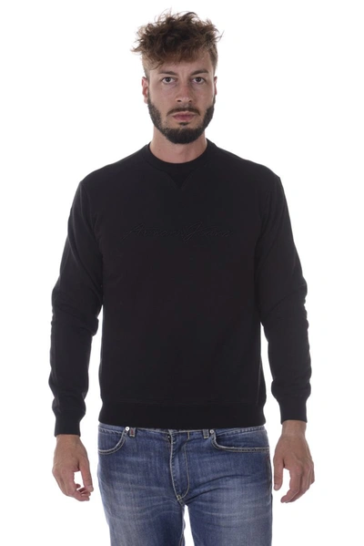 Armani Jeans Aj Sweatshirt Hoodie In Black