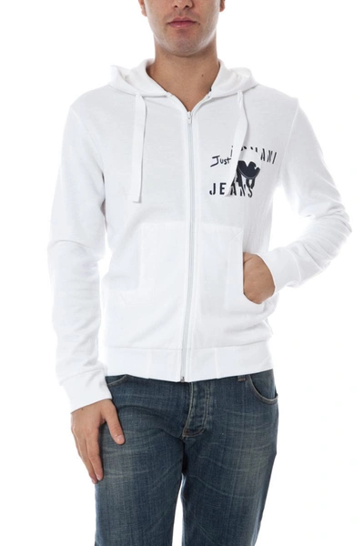 Armani Jeans Aj Sweatshirt Hoodie In White