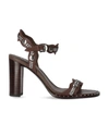 ASH ASH  KARMA DARK BROWN HEELED SANDAL