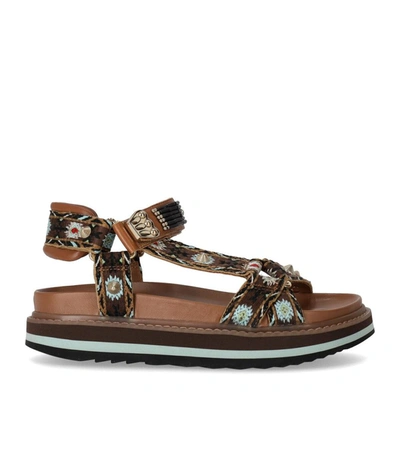 Ash Ugo Bis Brown Platform Sandal