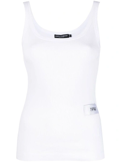 Dolce & Gabbana Kim Top In White