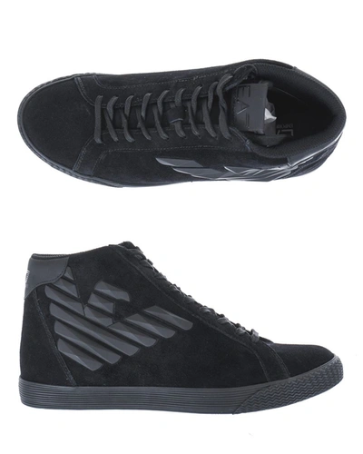 Ea7 Emporio Armani  Ankle Boots Sneaker In Black