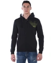 Ea7 Emporio Armani Sweatshirt Hoodie In Black