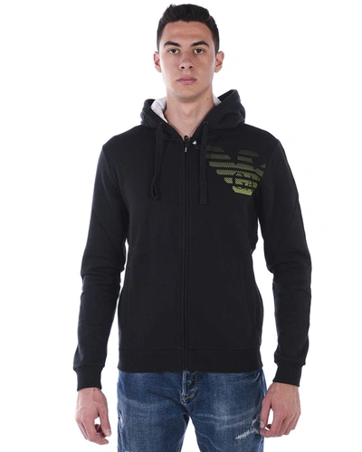 Ea7 Emporio Armani  Sweatshirt Hoodie In Black