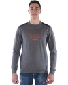 Ea7 Emporio Armani Sweatshirt Hoodie In Grey