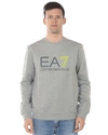 Ea7 Emporio Armani Sweatshirt Hoodie In Grey