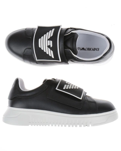 Emporio Armani Shoes In Black