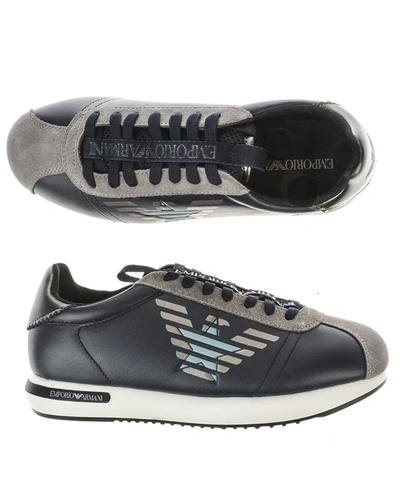 Emporio Armani Shoes In Blue