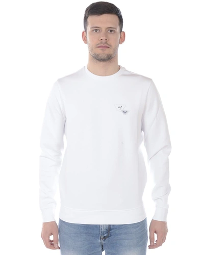 Emporio Armani Sweatshirt Hoodie In White