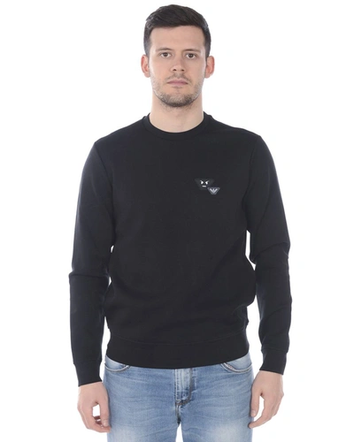 Emporio Armani Sweatshirt Hoodie In Black