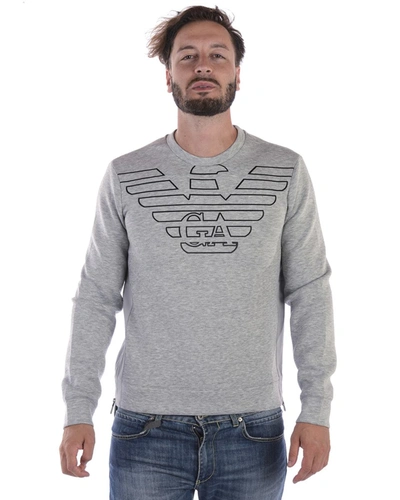 Emporio Armani Sweatshirt Hoodie In Grey