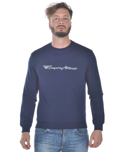 Emporio Armani Sweatshirt Hoodie In Blue