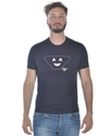 Emporio Armani Printed T-shirt In Blue
