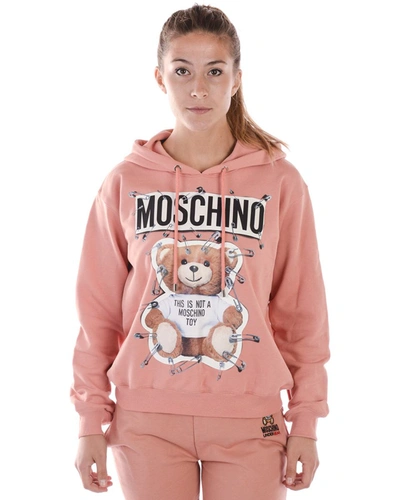 Moschino Sweatshirt In Pink