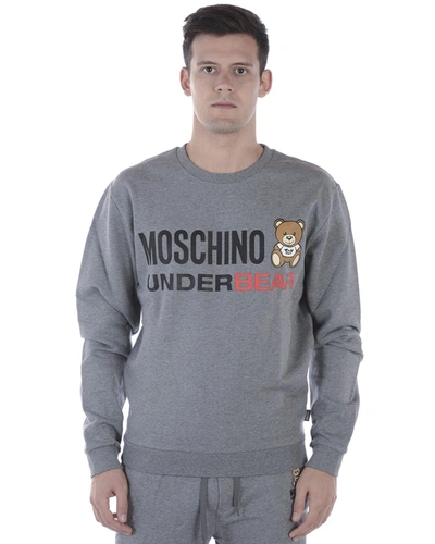 Moschino Underwear Sweatshirt Hoodie In Grey