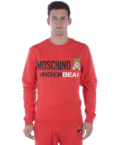 Moschino Underwear Sweatshirt Hoodie In Red