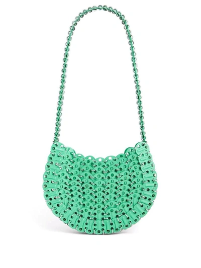 Rabanne Moon 1969 Shoulder Bag In Green