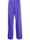 Palm Angels Logo-print Track Pants In Lilac
