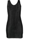 Remain Birger Christensen Sequin-detail Transparent-effect Top In Black